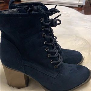 Bootie blue suede , Mossimo